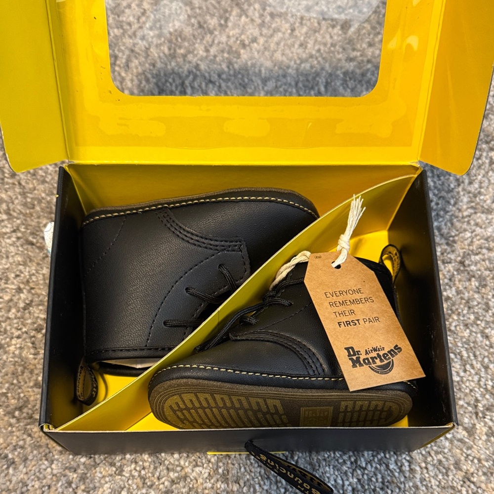 Dr. Martens Black Infant Boots